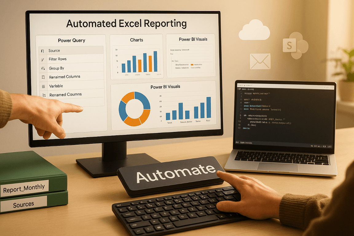 automatisation reporting excel : gagnez du temps - DP Lab